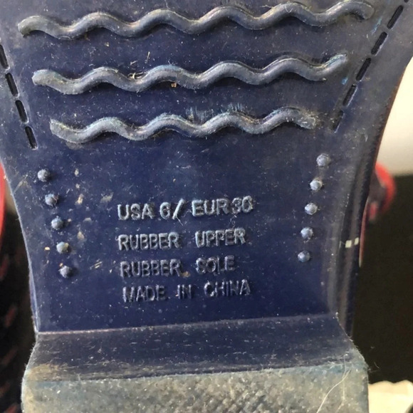 Stadium Stomper Cowboy Rainboots SZ6 - Picture 2 of 4